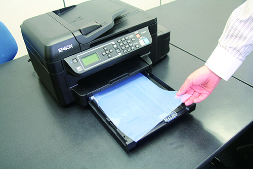 フィルム出力の様子